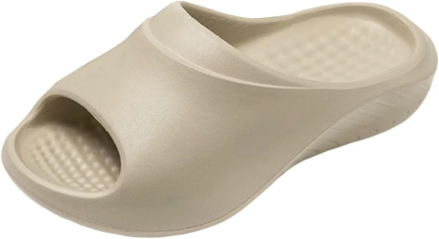 Mens Slides Womens Slides Cloud Slippers for Men Shower Shoes Women Ultra Comfort Public Bathroom Slippers