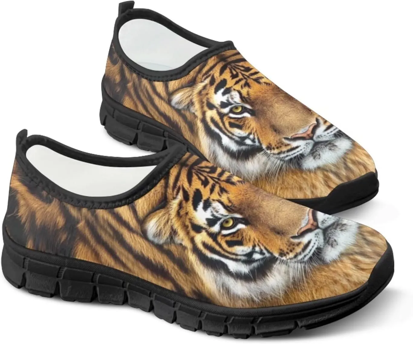 Mens Slip On Casual Shoes Sneakers Cool Animal Walking Shoes for Men