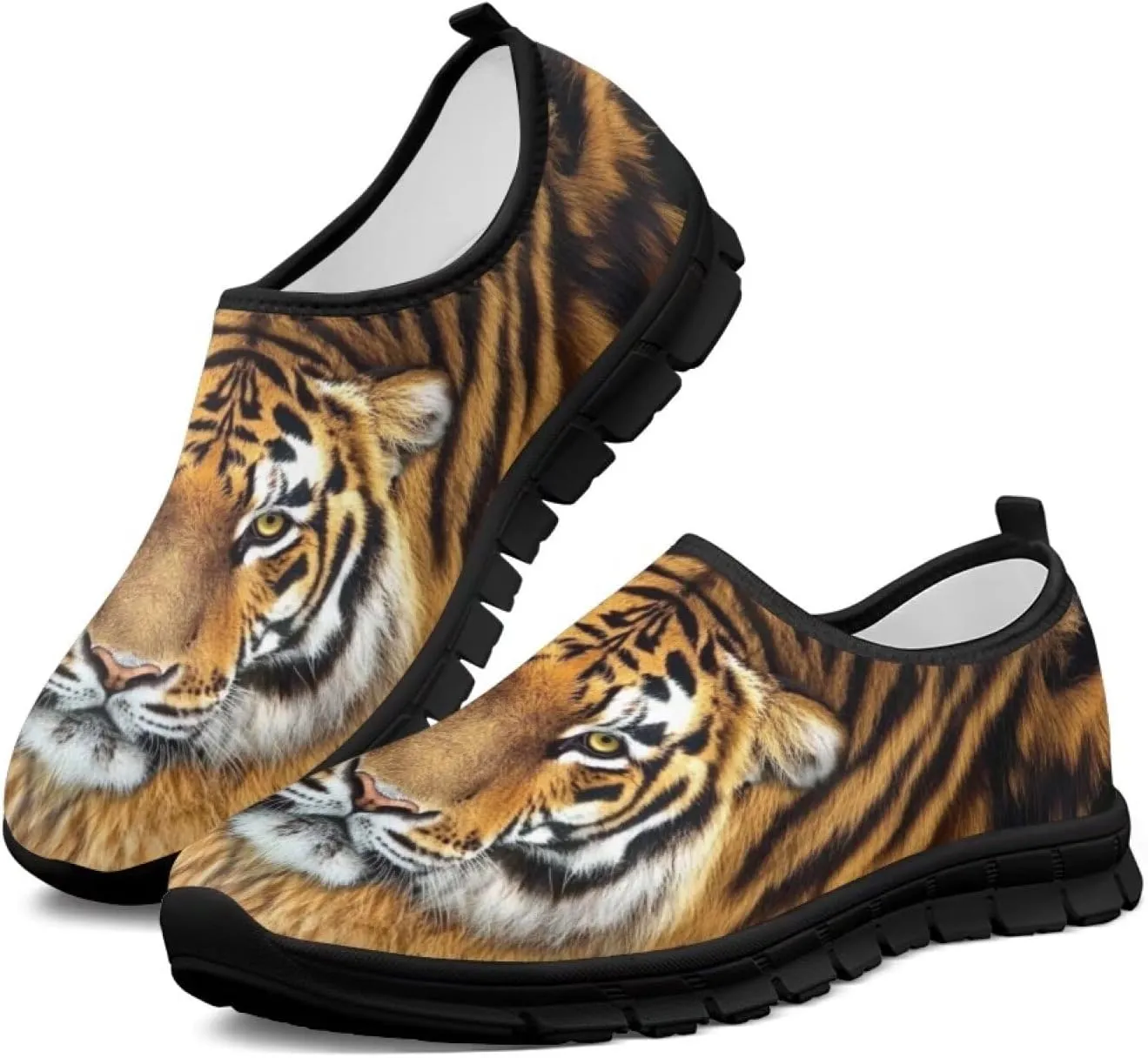 Mens Slip On Casual Shoes Sneakers Cool Animal Walking Shoes for Men