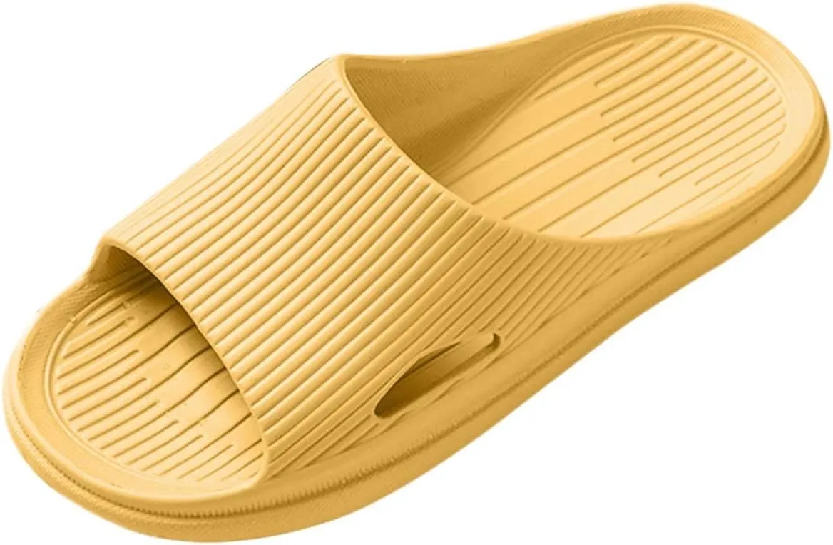 Mens Slippers Shower Shoes Women Bathroom Slippers Men Slides for Women Indoor Pool House Slides