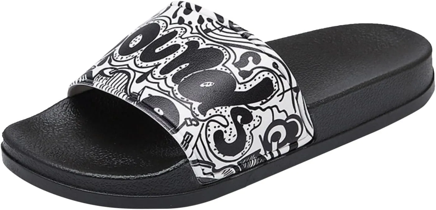 Mens Slippers Shower Shoes Women Slides for Men Slides for Women Lightweight House Bathroom Slippers