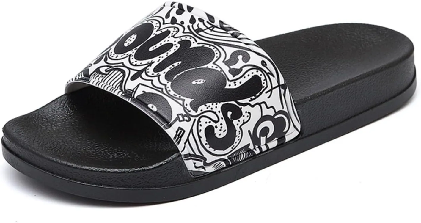 Mens Slippers Shower Shoes Women Slides for Men Slides for Women Lightweight House Bathroom Slippers