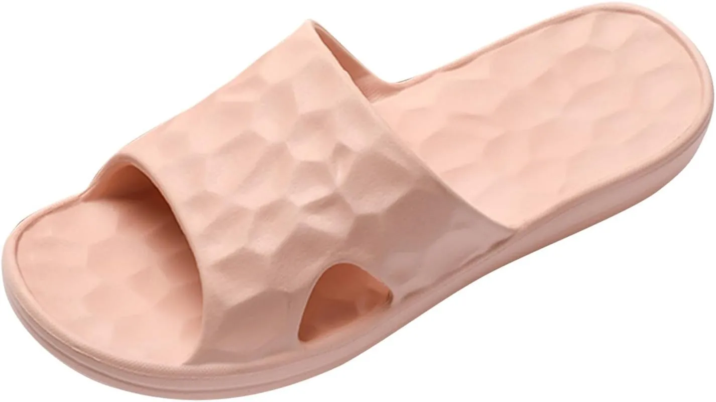 Mens Slippers Womens Slides Bathroom Slippers Men Shower Shoes Women Comfortable Indoor Quick Drying