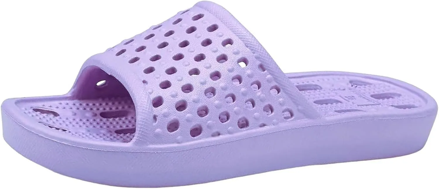 Mens Slippers Womens Slides Bathroom Slippers Men Shower Shoes Women Non Slip Travel Living Room
