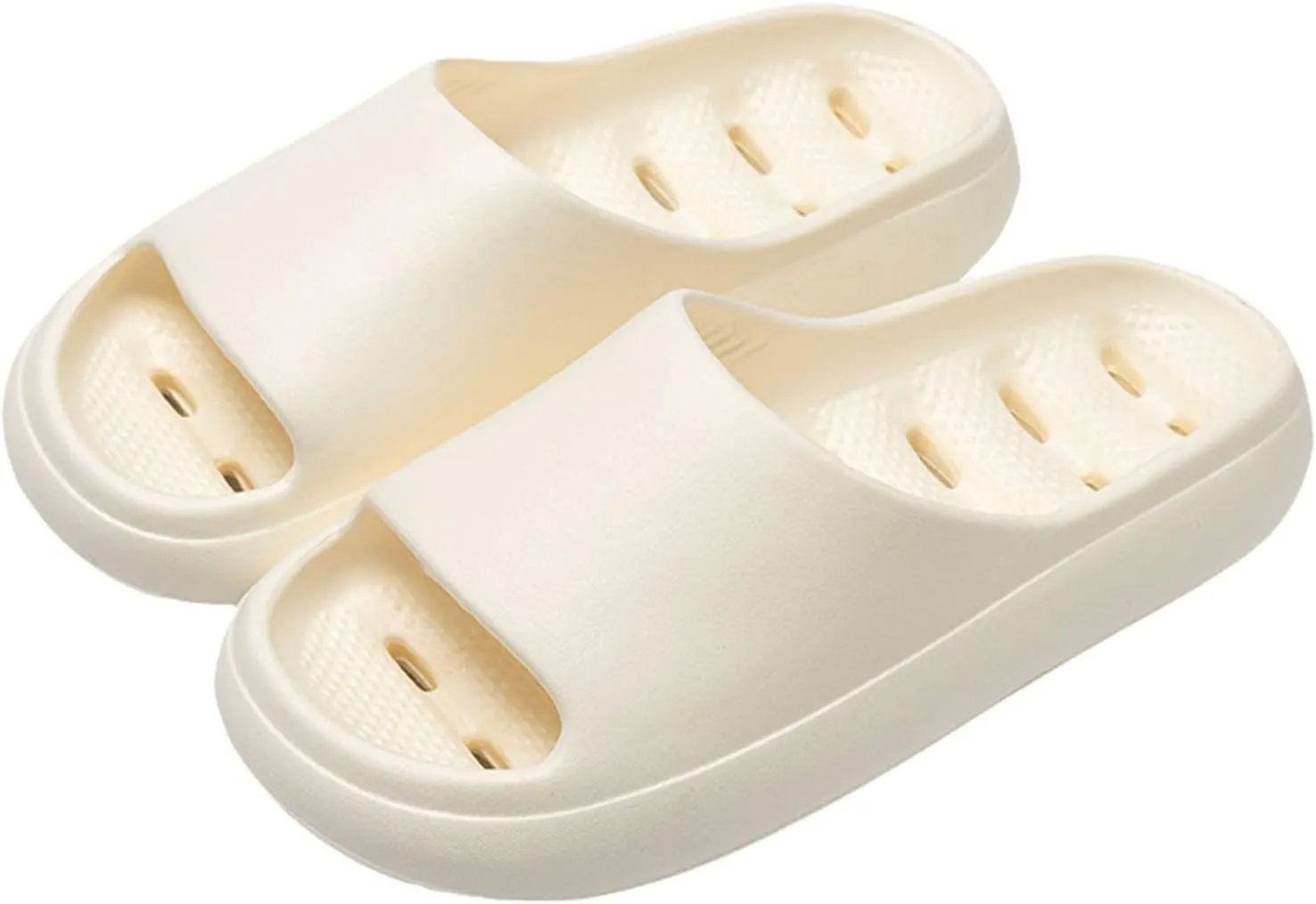 Mens Slippers Womens Slides Bathroom Slippers Men Slides for Women Pool Public Drainage Hole
