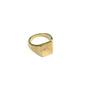 Mountain Signet Ring (Gold)