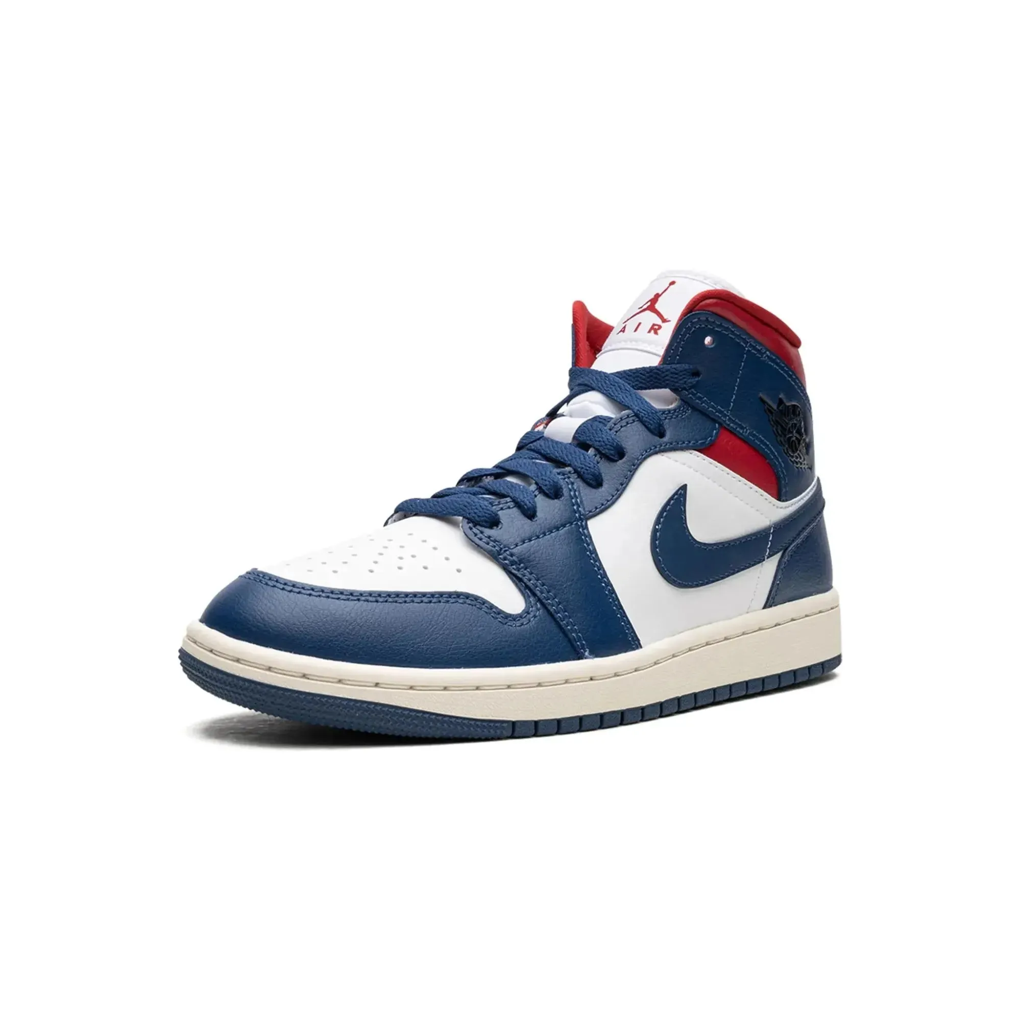 Nike Air Jordan 1 Mid "French Blue Gym Red"