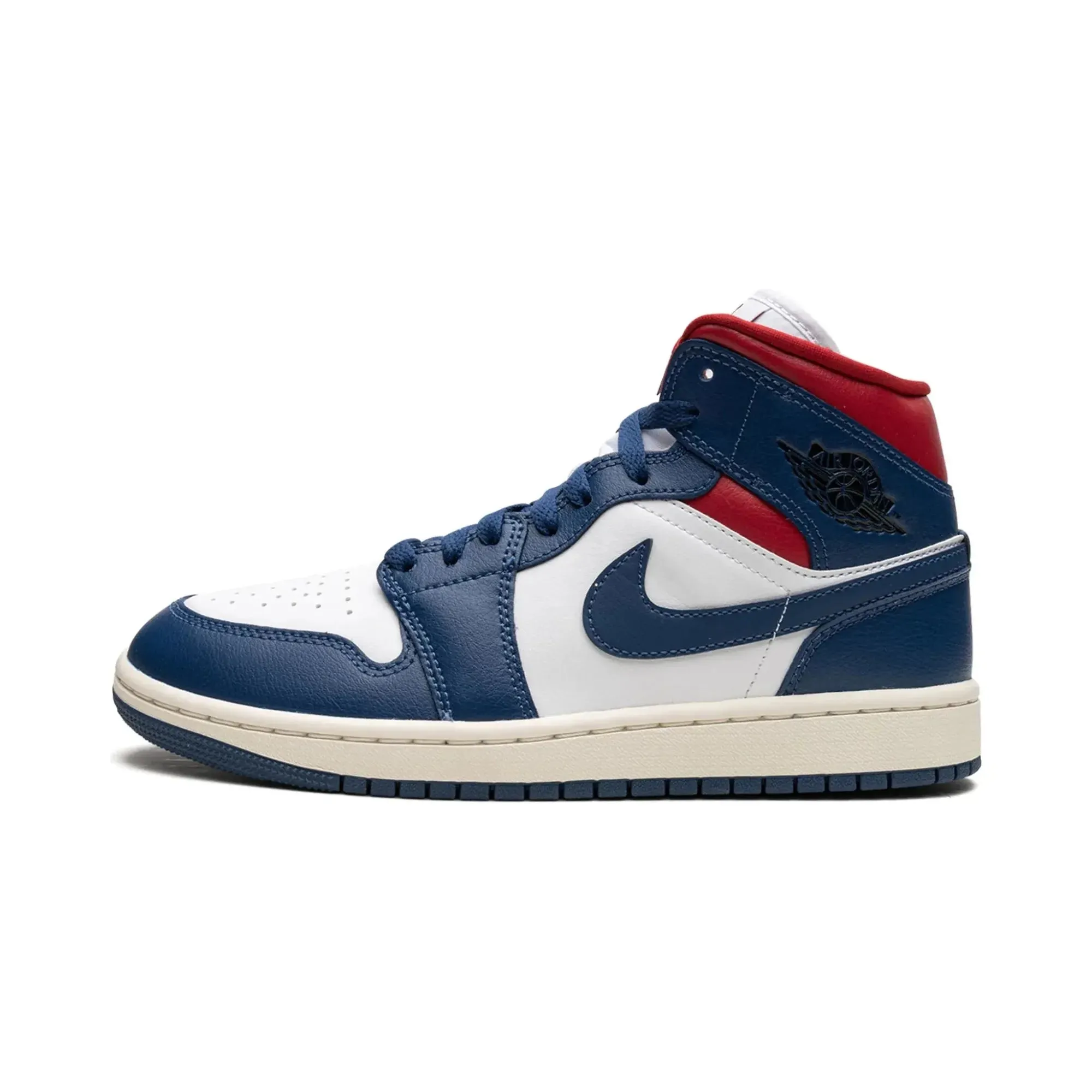 Nike Air Jordan 1 Mid "French Blue Gym Red"