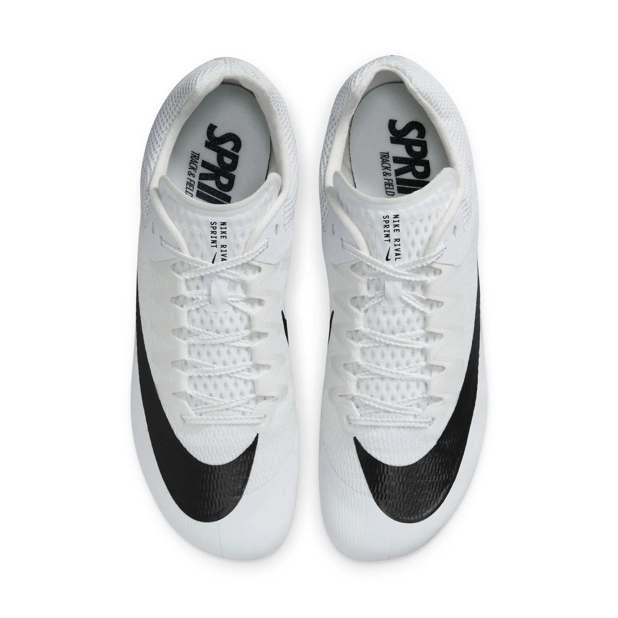 Nike Zoom Rival Sprint Running Spikes White / Black