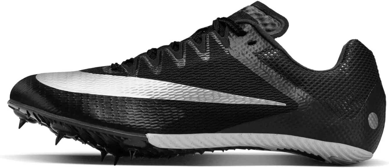 Nike Zoom Rival Sprint Track and Field Shoes nkDC8753 001 (Black/Metallic Silver, us_Footwear_Size_System, Adult, Men, Numeric, Medium, Numeric_12)