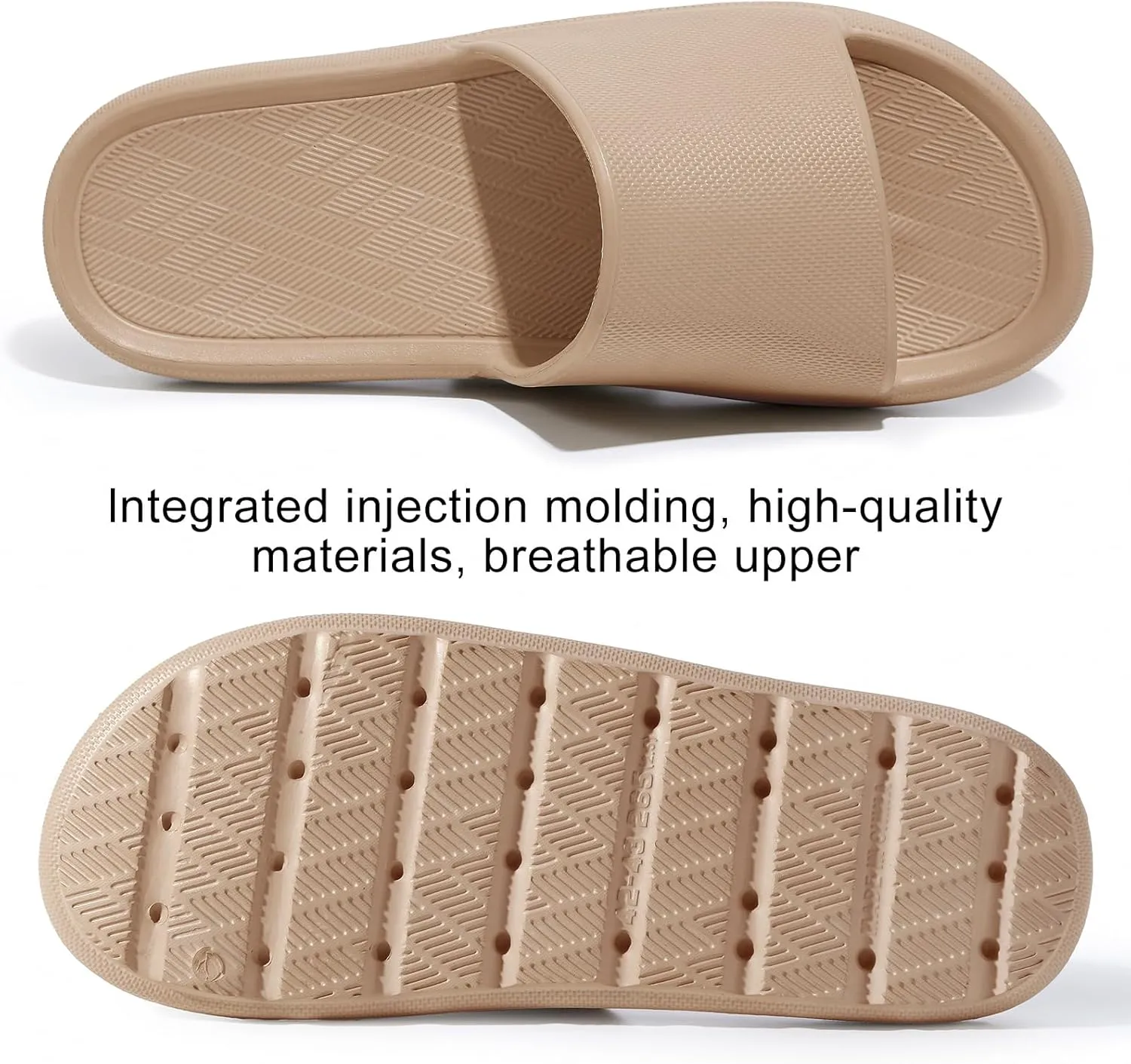 Non Slip Shower Shoes Bathroom Slippers for Pool Camping Open-toe