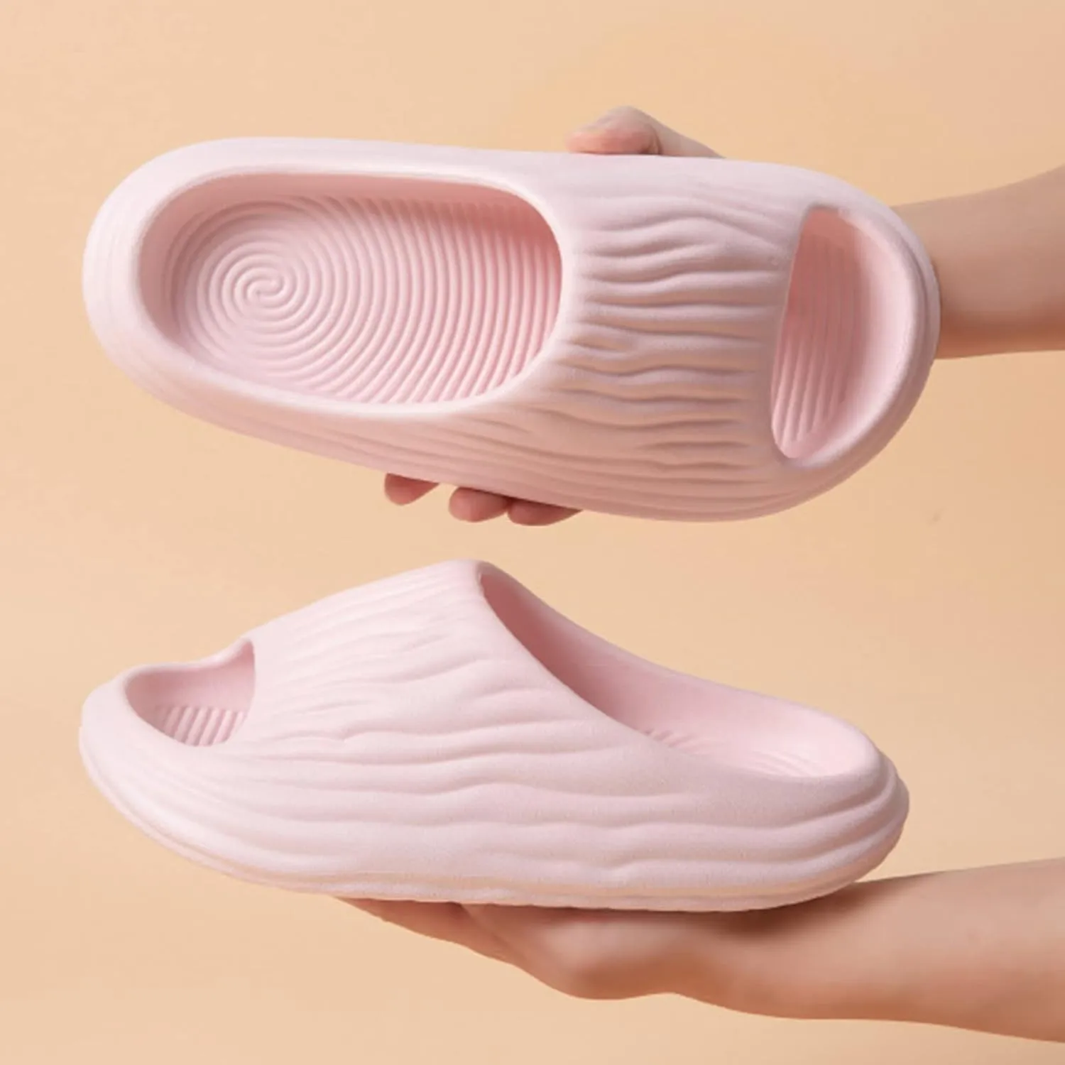 Pillow Slippers Mens Shower Shoes Womens Bathroom Slipper Bath Slippers Room Spa Living Non Slip Comfortable