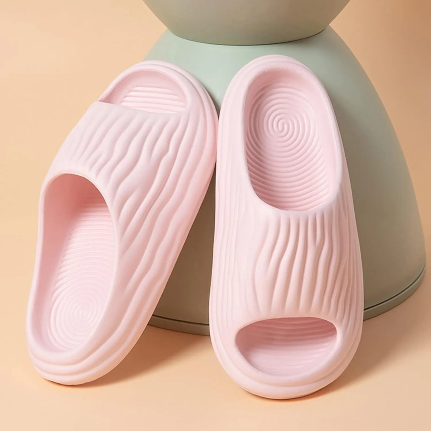 Pillow Slippers Mens Shower Shoes Womens Bathroom Slipper Bath Slippers Room Spa Living Non Slip Comfortable