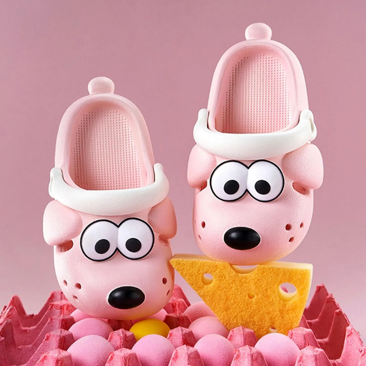Shower Slides for The Beach and Pool Children's Shoes New Cartoon Baby Slippers Home Soft External Wear Non Slip Girls' Slippers