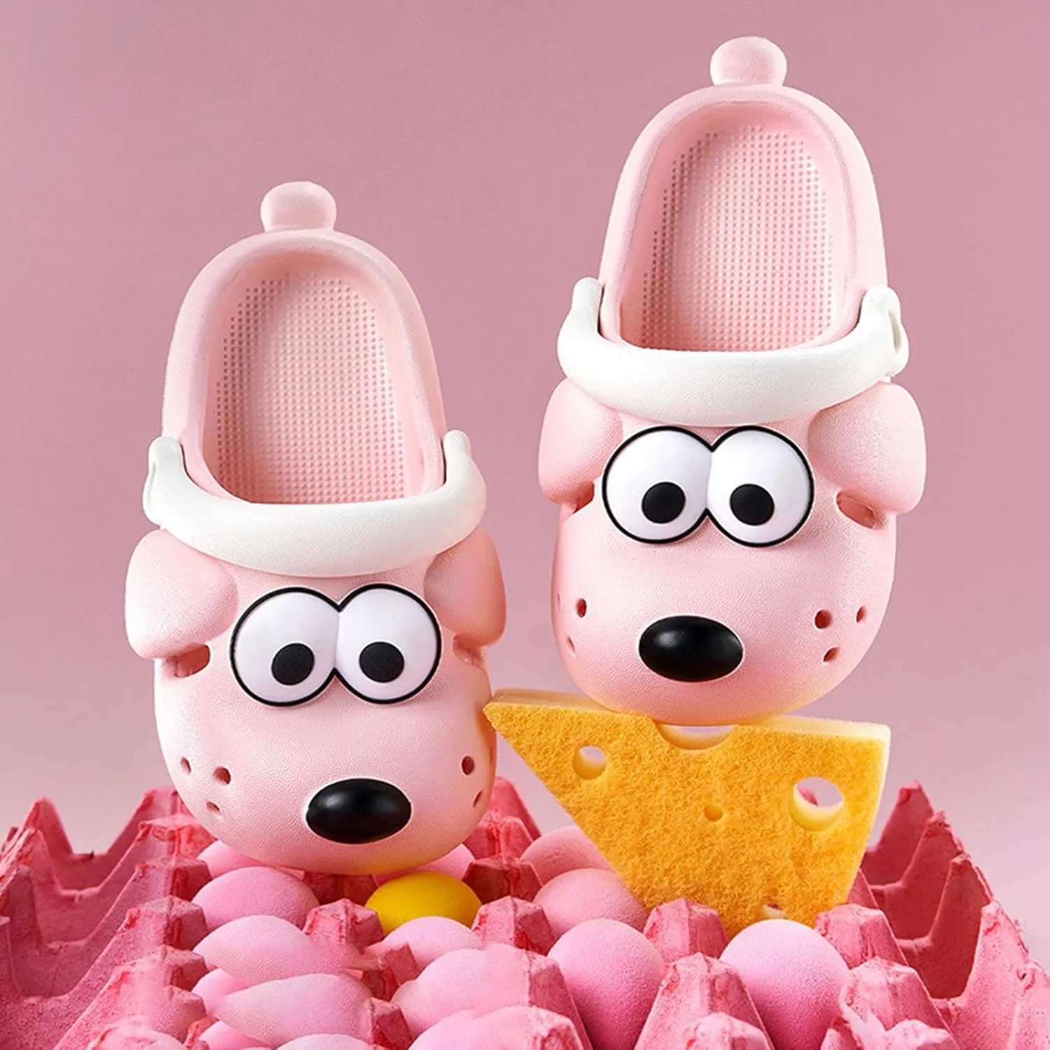 Shower Slides for The Beach and Pool Children's Shoes New Cartoon Baby Slippers Home Soft External Wear Non Slip Girls' Slippers