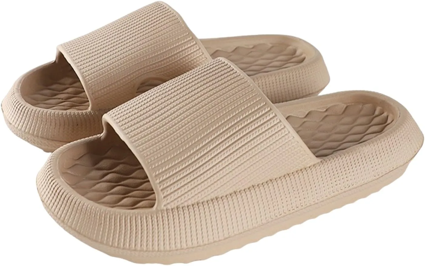Slipper for Men and Women Indoor Plus Size Slides Bathroom Sandals Womens Slippers with Backs and Rubber Soles