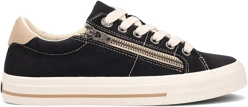 Taos Z Soul Women??s Sneaker - Stylish Platform Sneaker with Removable Footbed, Arch Support, Premium Cushioning, Lace-Up Adjustability, and Easy Access Zipper
