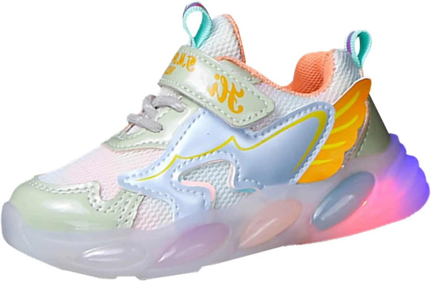 Toddler Light Up Shoes Boys Girls Kids Breathable LED Glowing Luminous Tennis Sneakers for Outdoor Running Sport