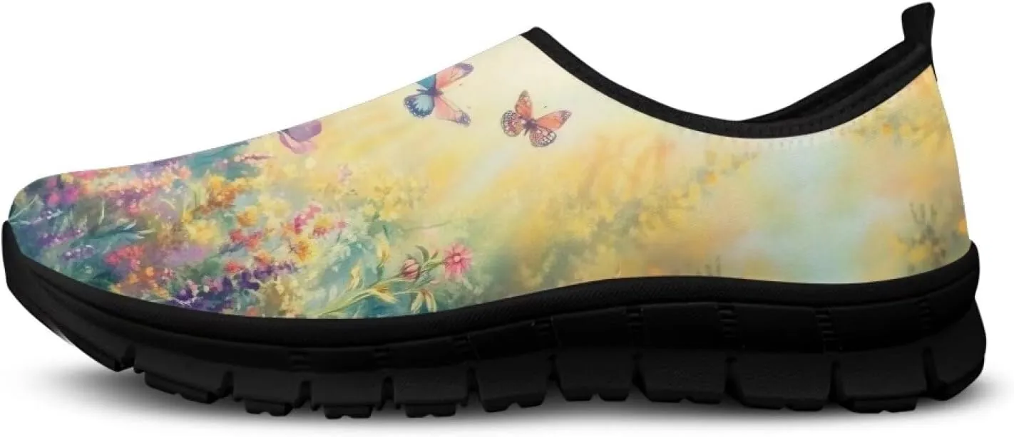 Women Walking Sneakers Fashion Ladies Slip On Shoes Travel Shoes