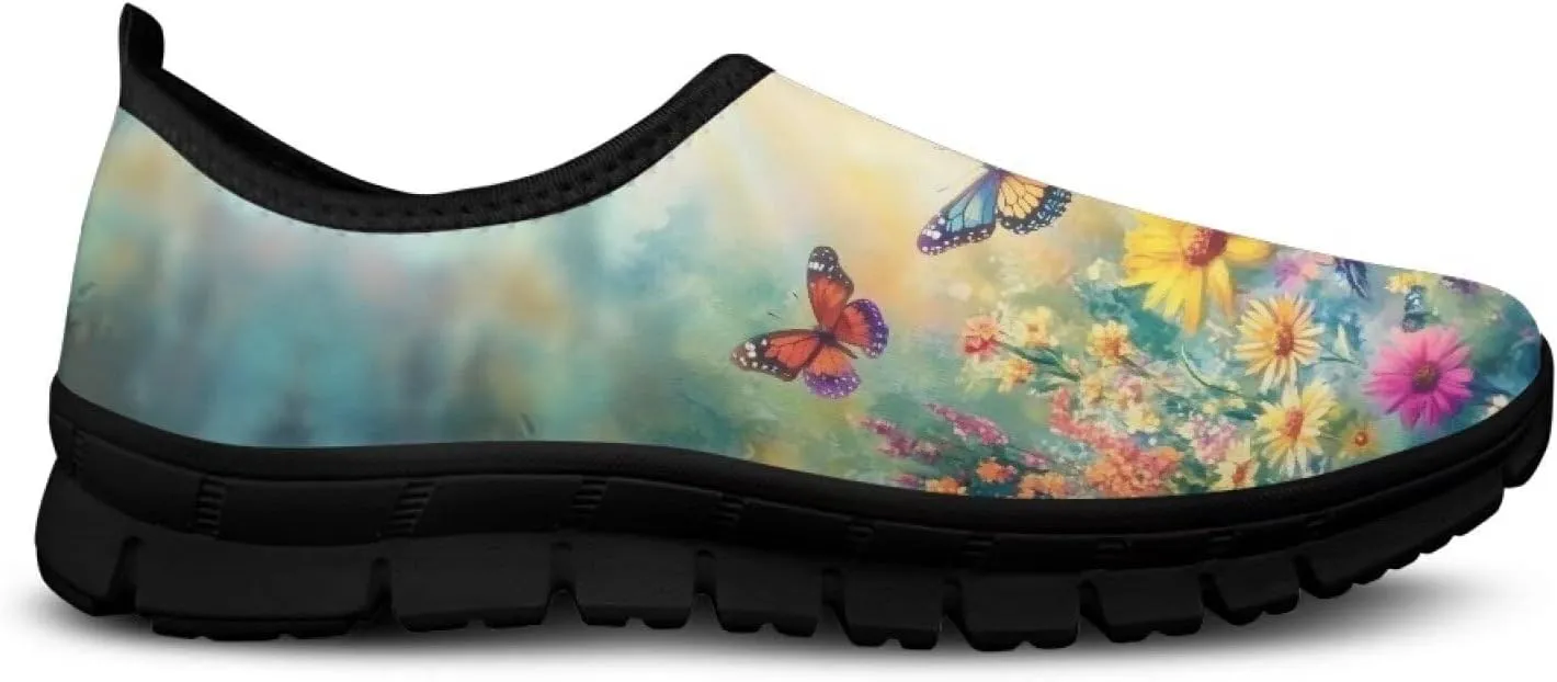 Women Walking Sneakers Fashion Ladies Slip On Shoes Travel Shoes
