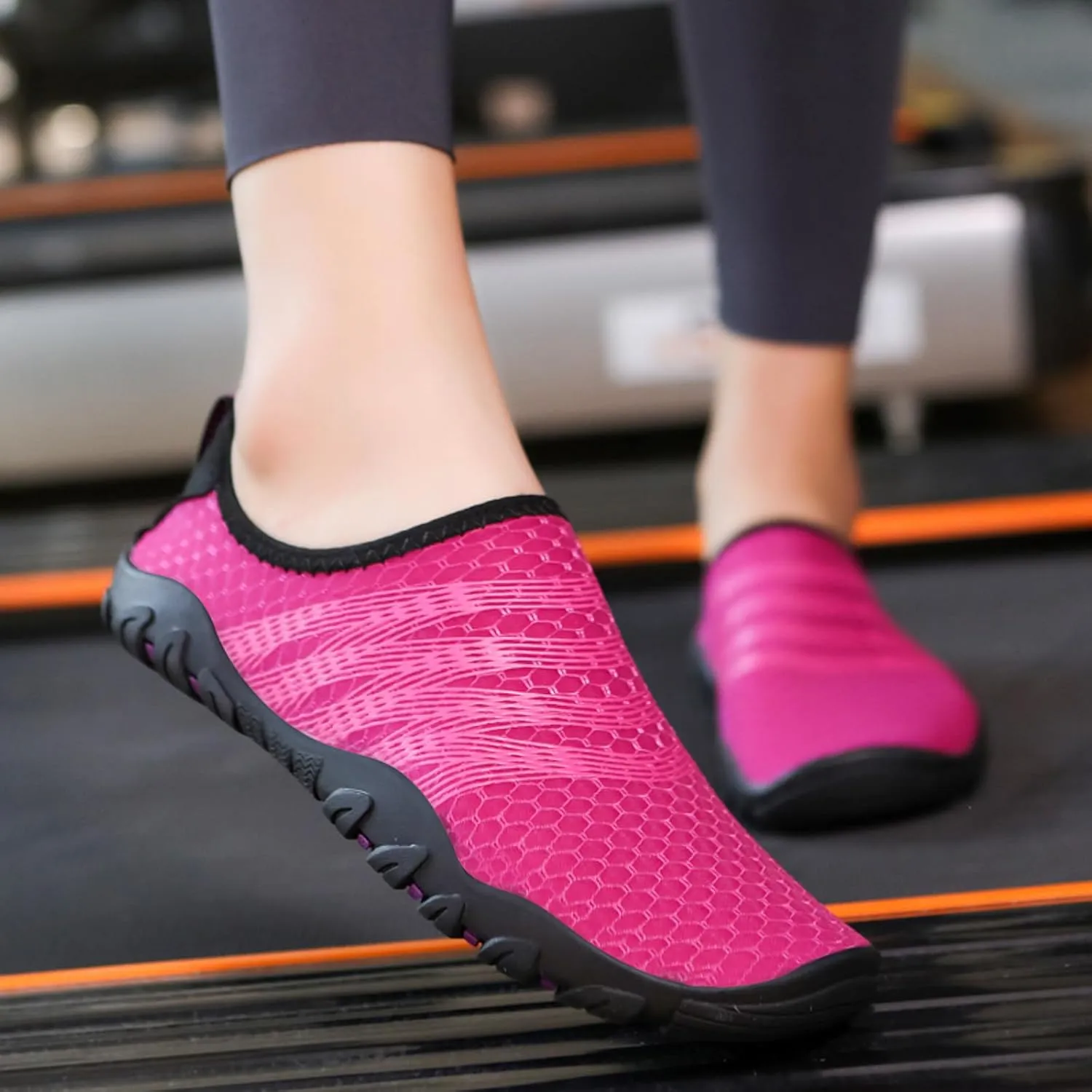 Women's Quick Drying Wading Shoes Solid Slip On Water Shoes Comfortable Non Slip Outdoor River Tracing Shoe