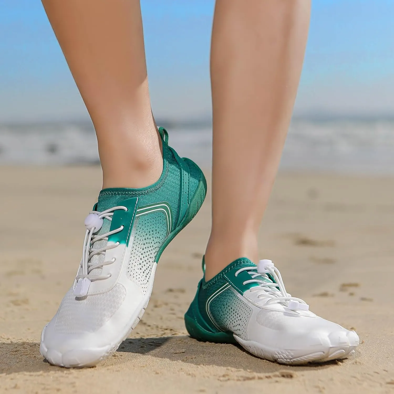 Womens Walking Shoes Slip on Dressy Knitted Non Slip Arch Support Running Shoes Breathable Mesh Sports Workout Tennis Shoes Fashion Lace Up Sneakers