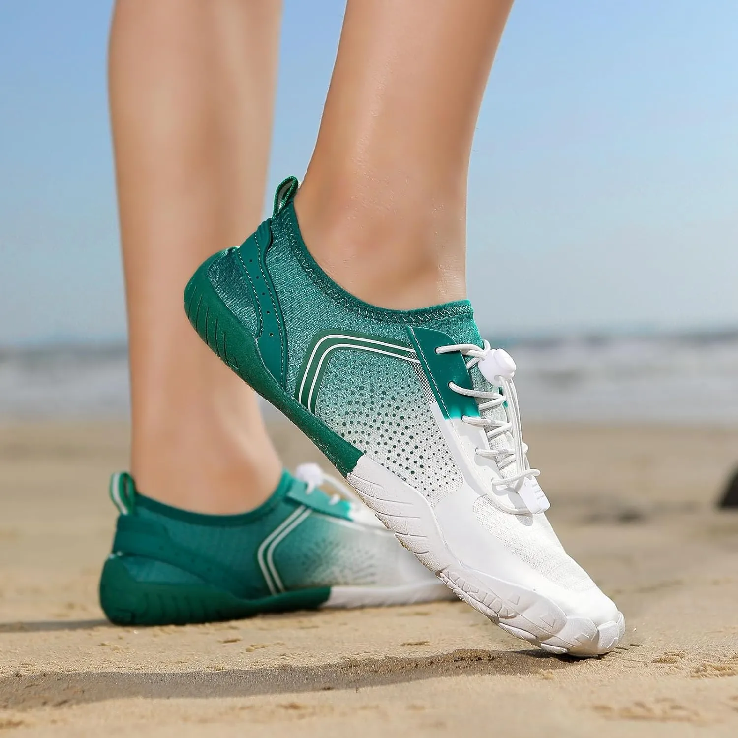 Womens Walking Shoes Slip on Dressy Knitted Non Slip Arch Support Running Shoes Breathable Mesh Sports Workout Tennis Shoes Fashion Lace Up Sneakers